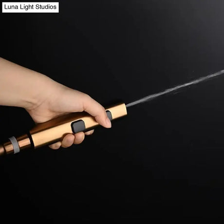 Brush Rose Gold Hand Held Bidet Sprayer Douche Toilet Kit Brass Bidet Faucet Set Hot and Cold Valve Set Jet Bathroom