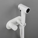 Brush Rose Gold Hand Held Bidet Sprayer Douche Toilet Kit Brass Bidet Faucet Set Hot and Cold Valve Set Jet Bathroom