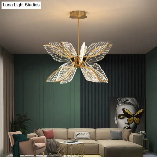 Butterfly Led Pendant Lamp For Living Dining Room Restaurant Home Decoration Pendant Light