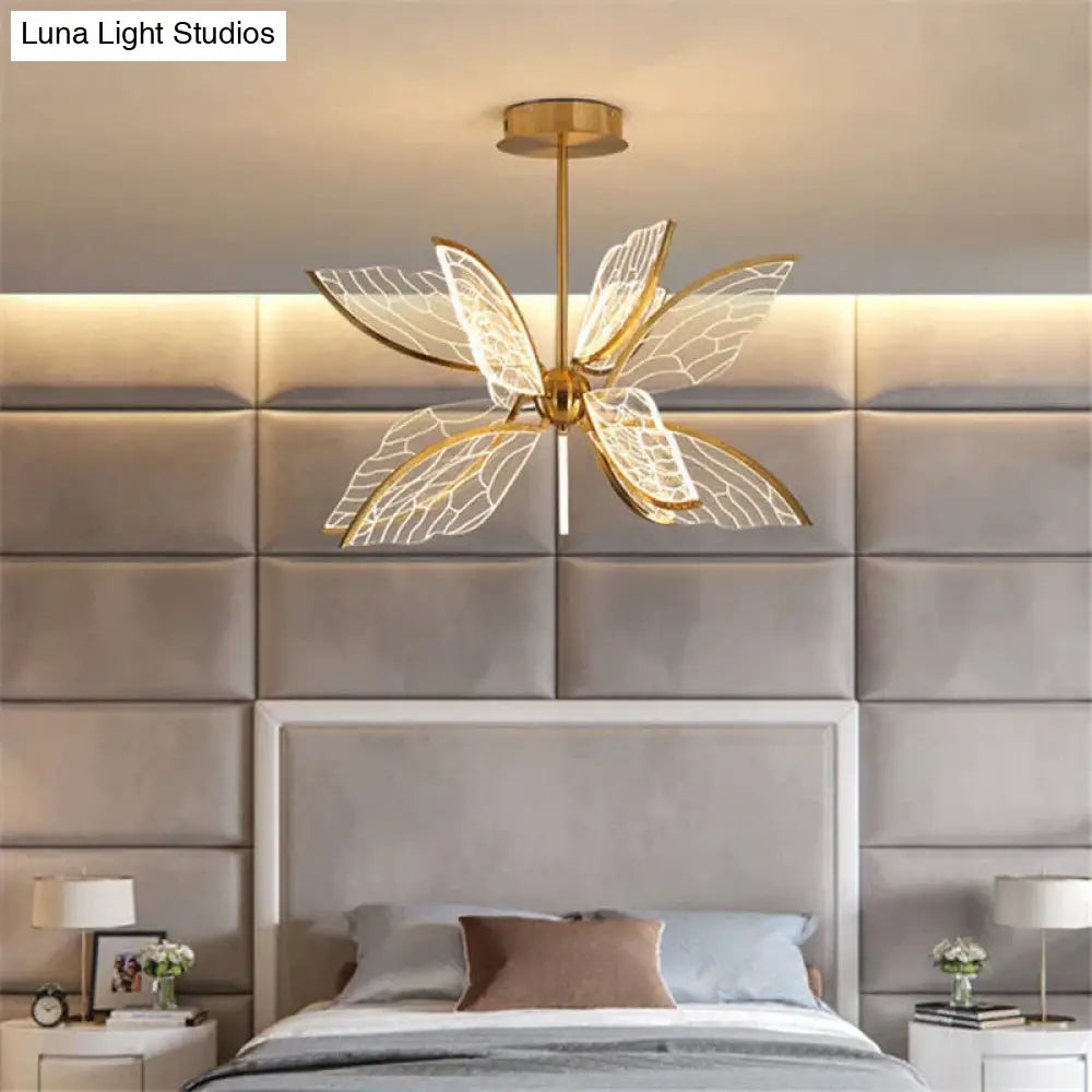 Butterfly Led Pendant Lamp For Living Dining Room Restaurant Home Decoration Pendant Light