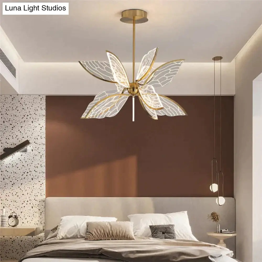 Butterfly Led Pendant Lamp For Living Dining Room Restaurant Home Decoration Pendant Light