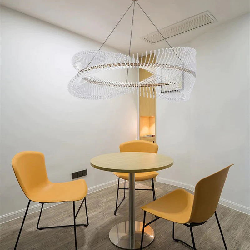 Carrie - Modern Design Gold Round Ceiling Light Chandelier for Bedroom Restaurant Hotel Art Interior