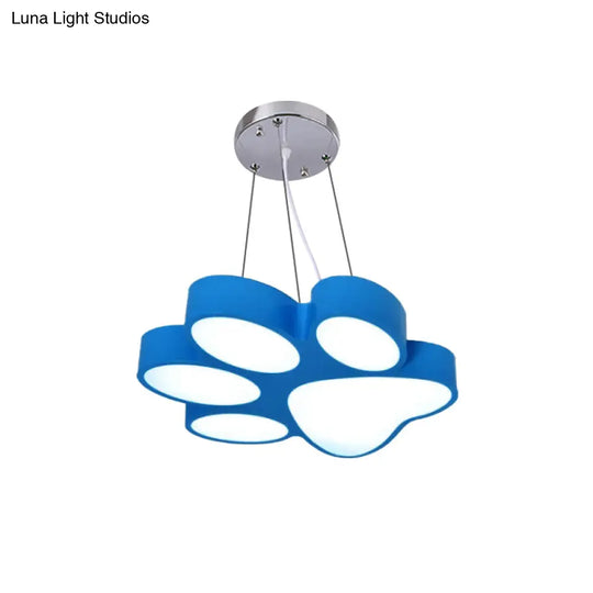 Cartoon Dog Paw Led Pendant Bathroom Light