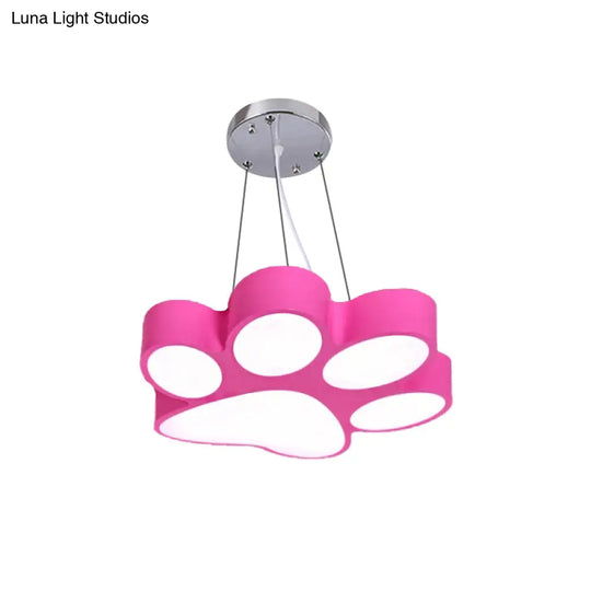 Cartoon Dog Paw Led Pendant Bathroom Light