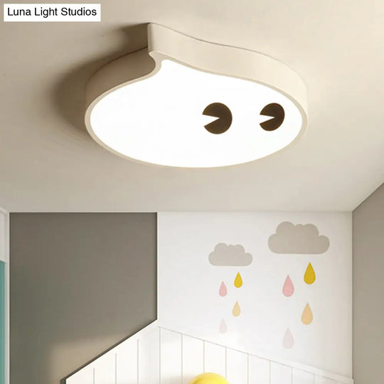 Cartoon Face Led Ceiling Lamp For Boy’s Bedroom
