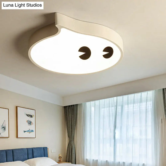 Cartoon Face Led Ceiling Lamp For Boy’s Bedroom