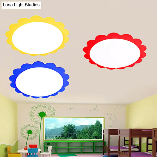 Cartoon Flower Ceiling Light For Corridor And Bathroom