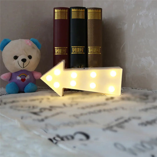 Cartoon Style Plastic Geometric Led Night Light For Baby Room White