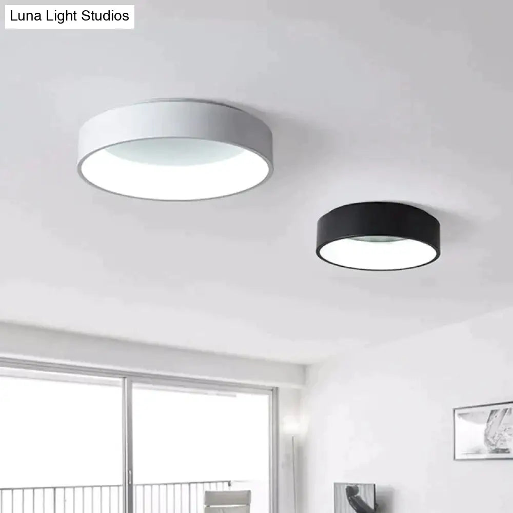 Ceiling Led Lights For Dining Room Kitchen Fixtures Ring Modern Black Bedroom Lighting Indoor Home