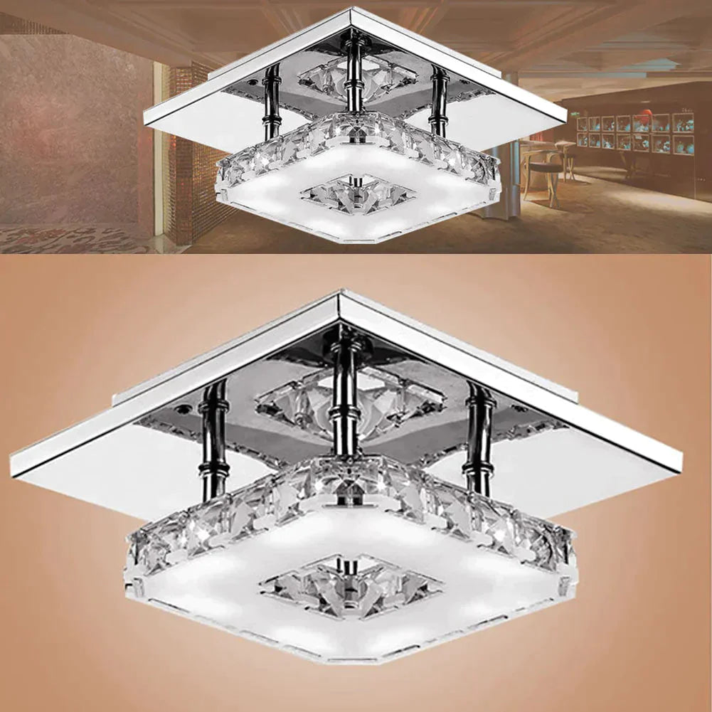Ceiling Lights Indoor Crystal Lighting Led Luminaria Abajur Modern Lamp For Living Dining Bed Room