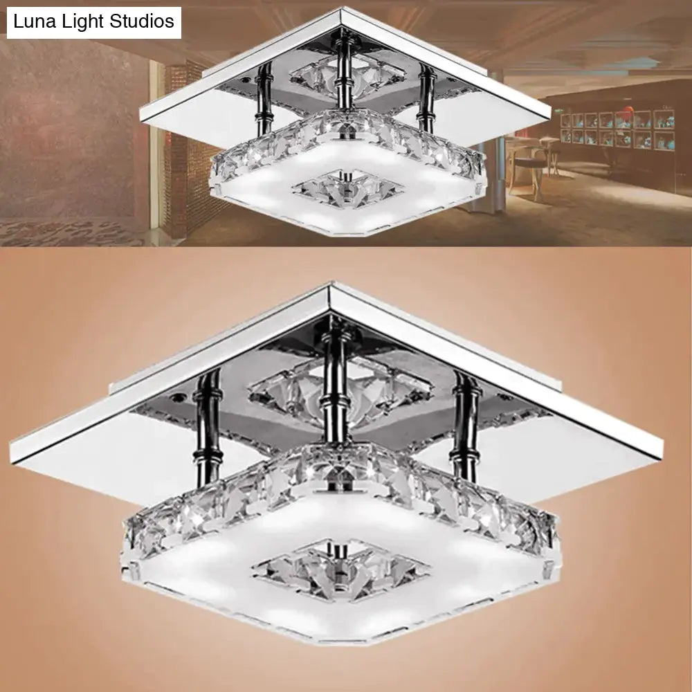 Ceiling Lights Indoor Crystal Lighting Led Luminaria Abajur Modern Lamp For Living Dining Bed Room