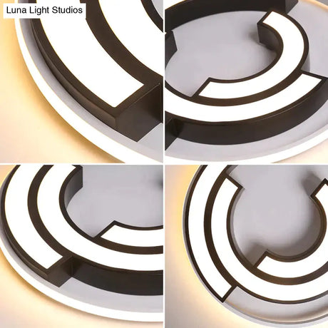 Ceiling Lights Round Shape LED Ceiling Light For Bedroom Kids Luminaire Creative Lighting Fixture Kids Room Lighting