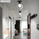 Chana - Modern Minimalist Glass Bulb Lamp Ceiling Lamp Ceiling