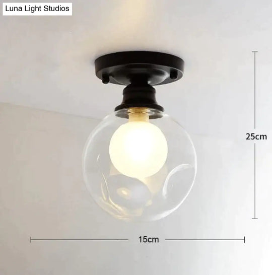 Chana - Modern Minimalist Glass Bulb Lamp Ceiling