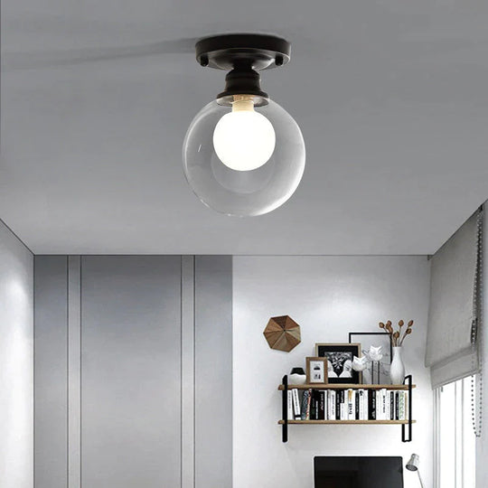 Chana - Modern Minimalist Glass Bulb Lamp Ceiling Lamp