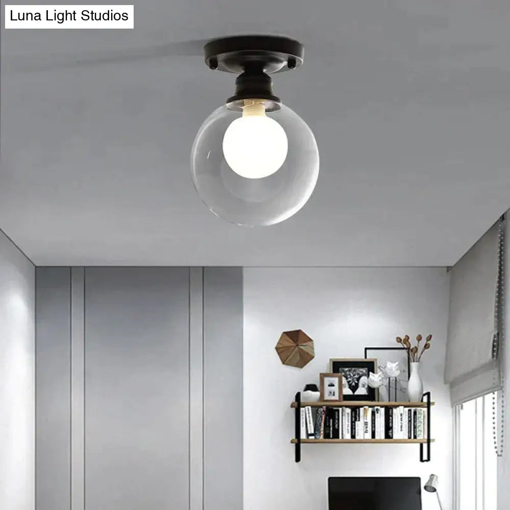 Chana - Modern Minimalist Glass Bulb Lamp Ceiling