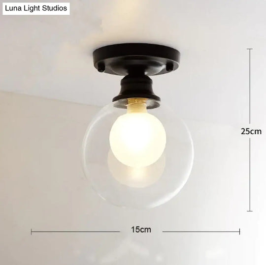 Chana - Modern Minimalist Glass Bulb Lamp Ceiling