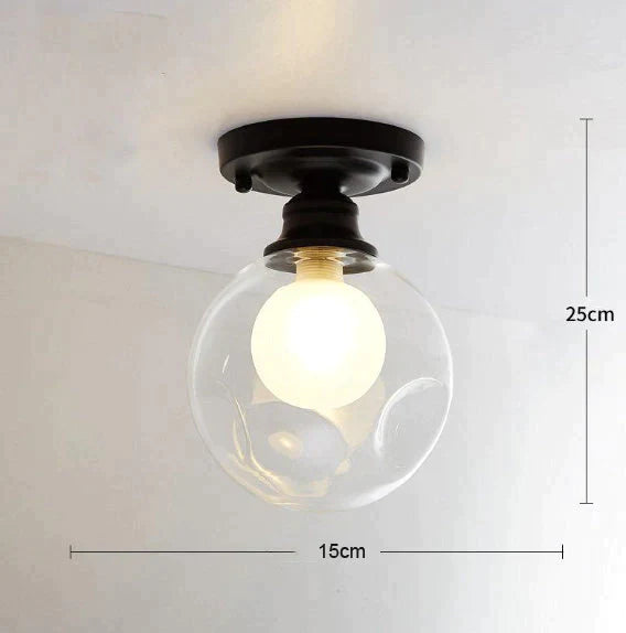 Chana - Modern Minimalist Glass Bulb Lamp Ceiling
