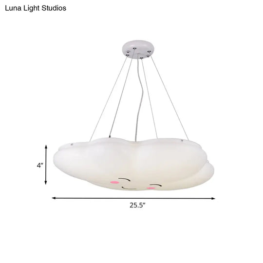 Cheerful Cloud Nursery Led Pendant Lamp