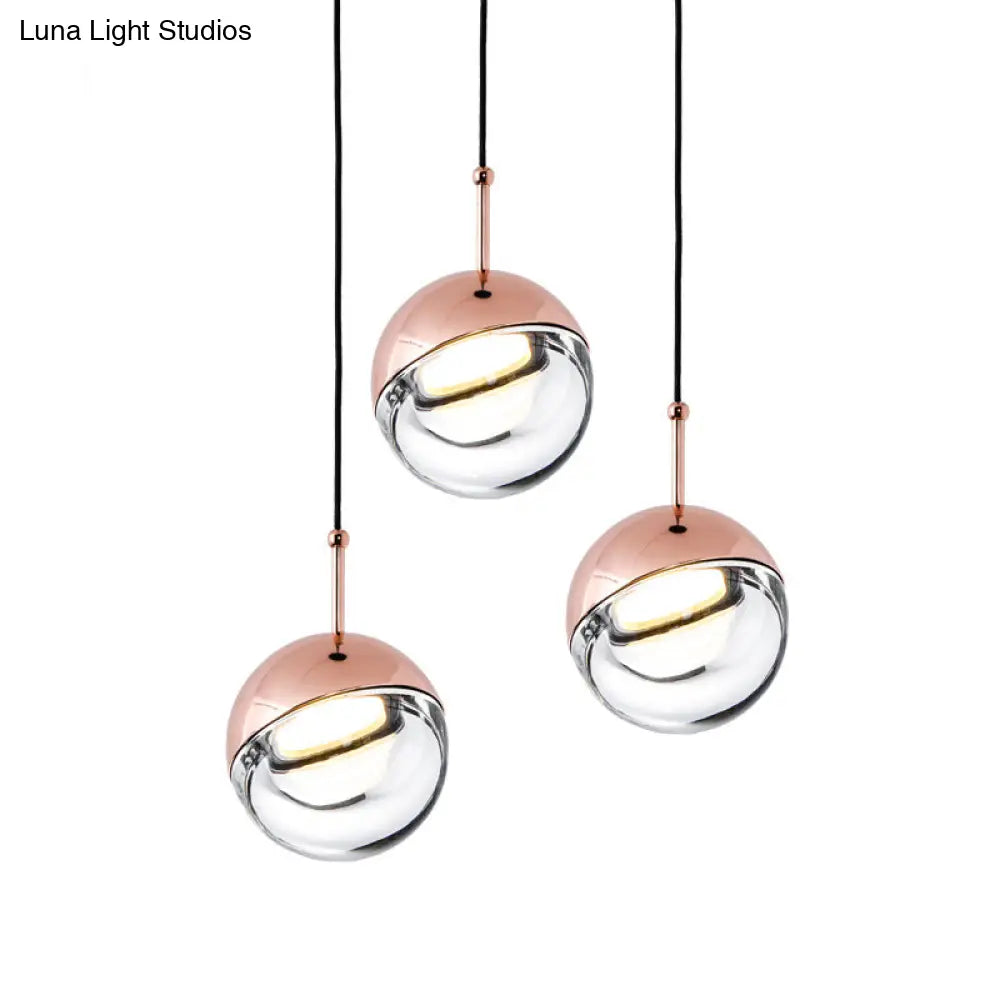 Chic Led Crystal Mini Pendant Light - Modern & Simple Design