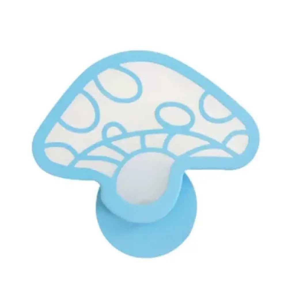 Child Bedroom Led Wall Sconce: Lovely Pattern Acrylic Undertint Light Blue / A