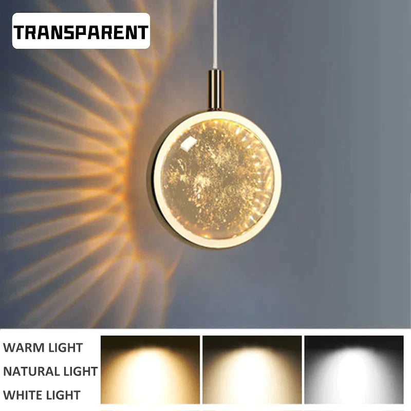 Clara - LED Crystal Glass Ball Pendant Lights for Indoor Lighting