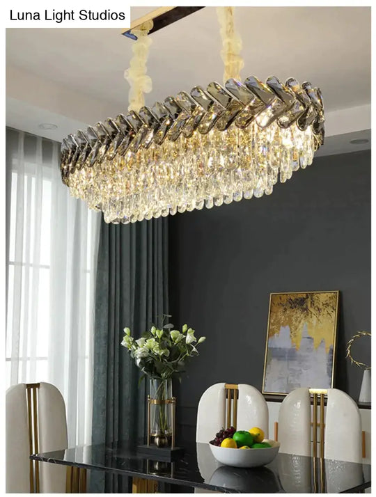 Clara - Round/Rectangle Crystal Chandelier