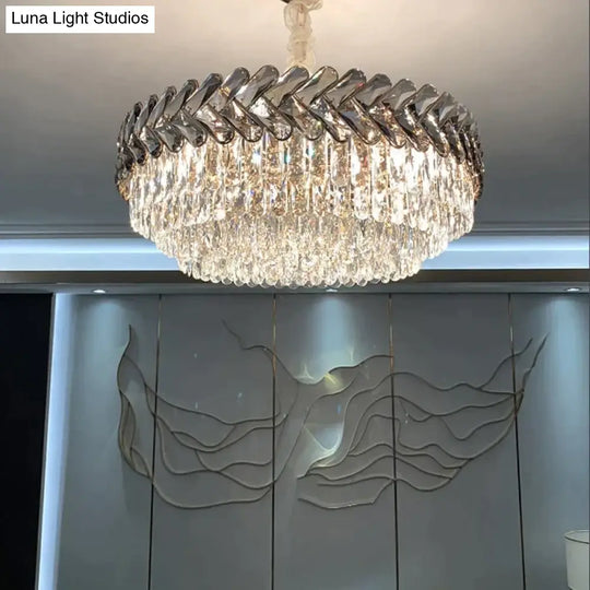 Clara - Round/Rectangle Crystal Chandelier