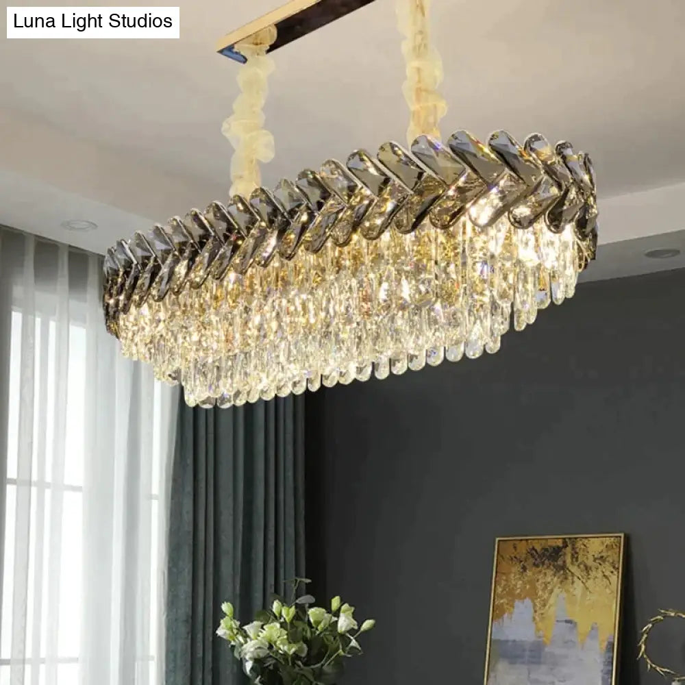 Clara - Round/Rectangle Crystal Chandelier