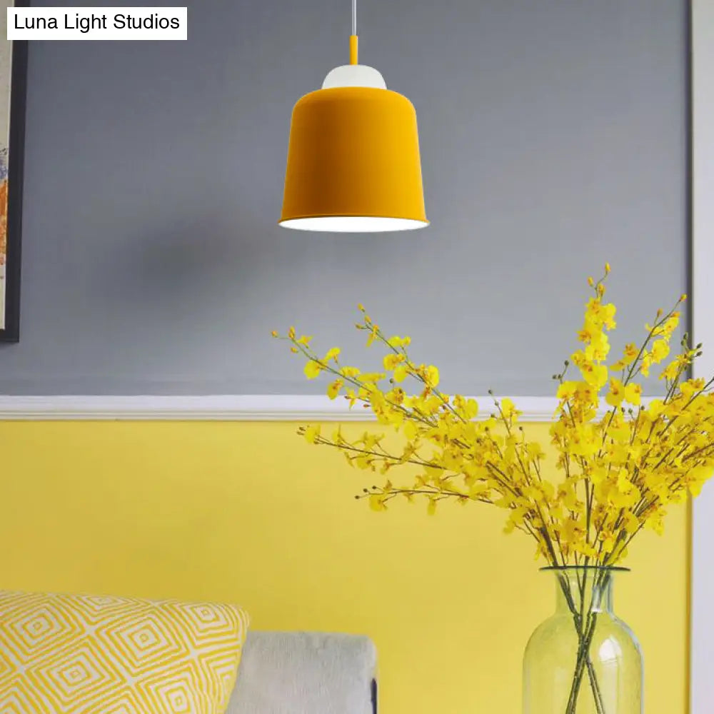 Cloth Shop Macaron Pendant Light With Adjustable Metal Head