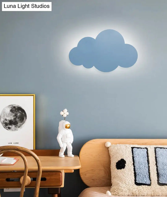 Colorful Cloud Macaroon Wall Light - Bedroom Acrylic Shade Lamp