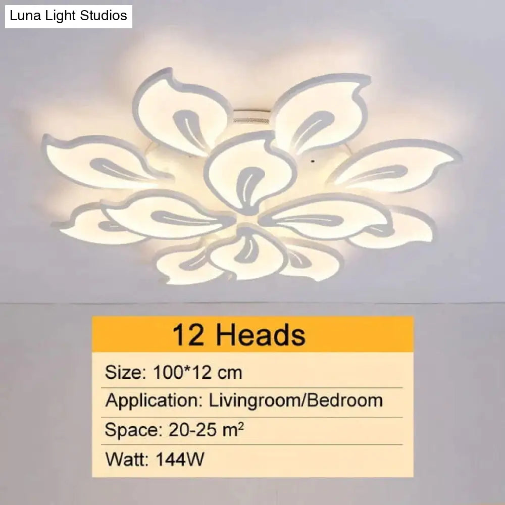 Modern Acrylic Design Ceiling Lights Bedroom Living Room Lamp Led Home Lighting Light Lanterns White