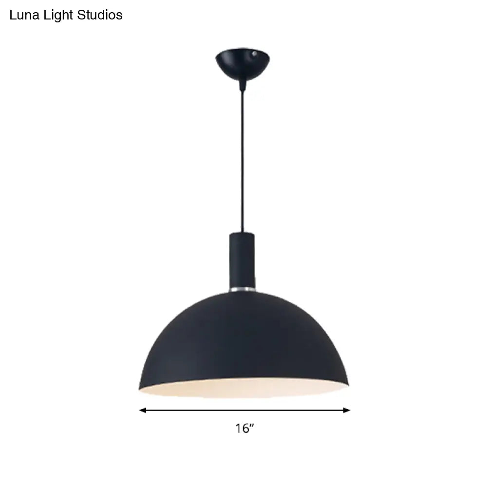 Contemporary Aluminum Pendant Lamp With One Light For Dining Room