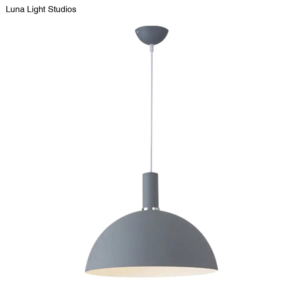 Contemporary Aluminum Pendant Lamp With One Light For Dining Room