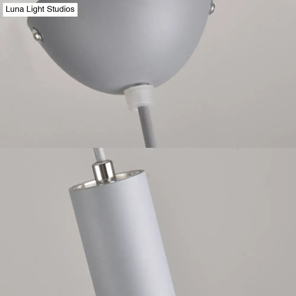 Contemporary Aluminum Hemisphere Pendant Lamp - Ideal For Dining Room Lighting