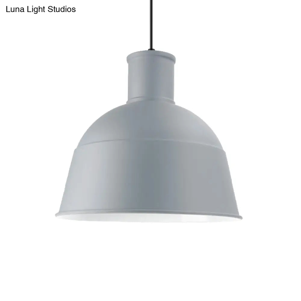 Contemporary Aluminum Pendant Light With Bowl Shade - Ideal For Meeting Rooms