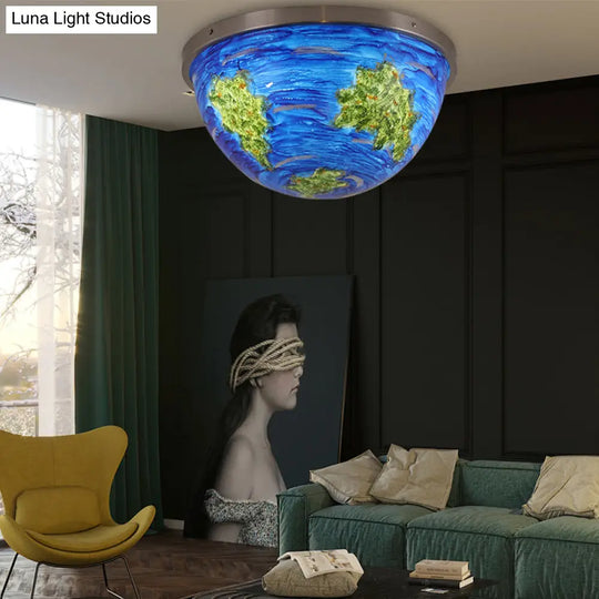 Contemporary Bedroom Flush Mount Ceiling Light