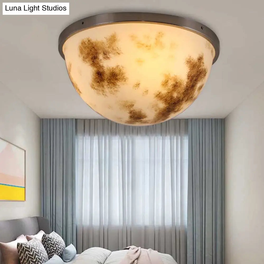 Contemporary Bedroom Flush Mount Ceiling Light