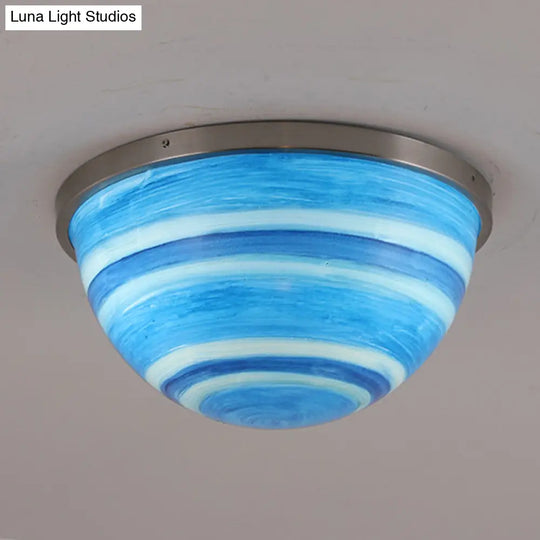 Contemporary Bedroom Flush Mount Ceiling Light