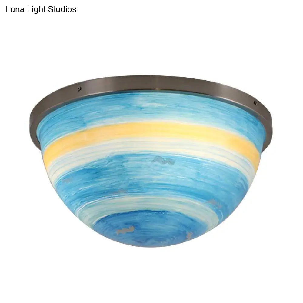 Contemporary Bedroom Flush Mount Ceiling Light