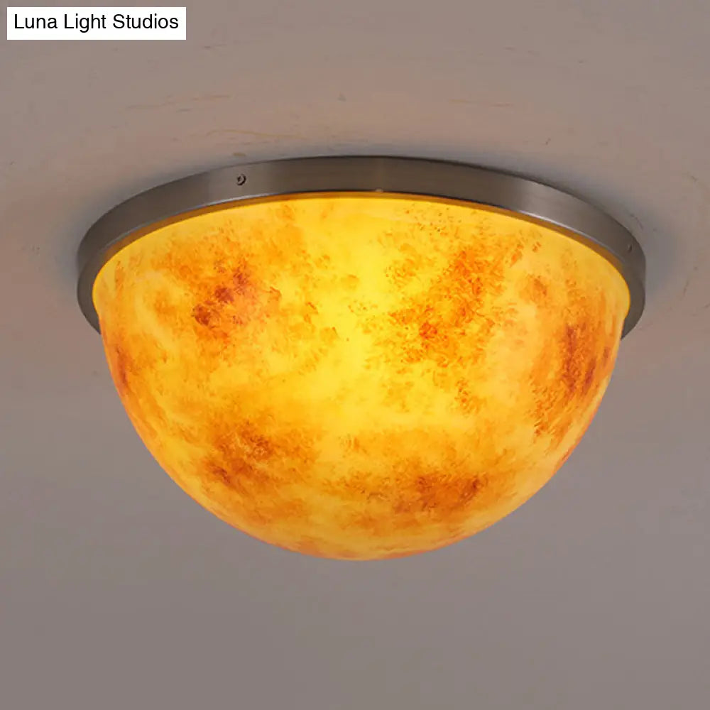 Contemporary Bedroom Flush Mount Ceiling Light