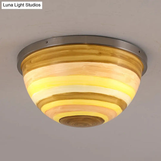 Contemporary Bedroom Flush Mount Ceiling Light