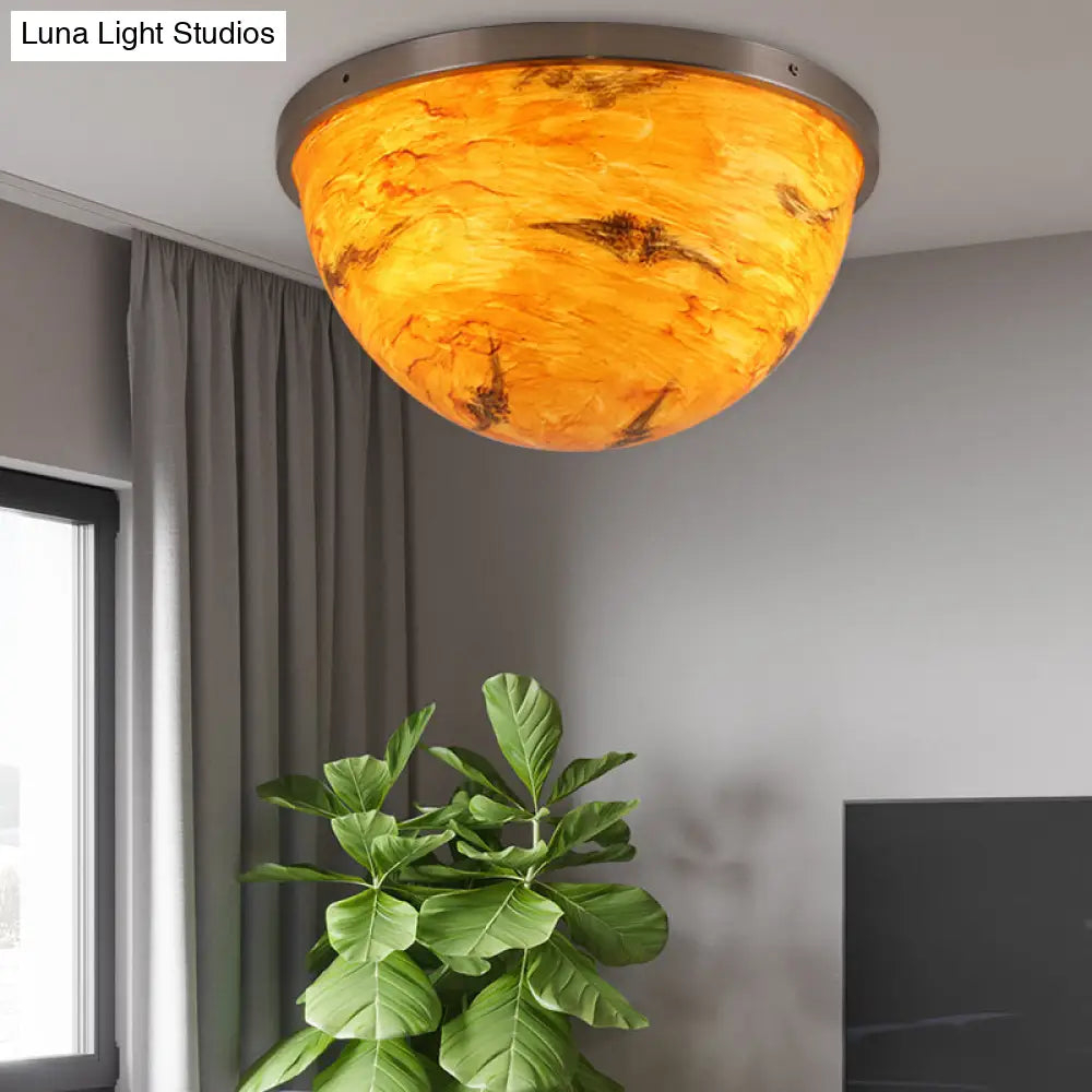 Contemporary Bedroom Flush Mount Ceiling Light