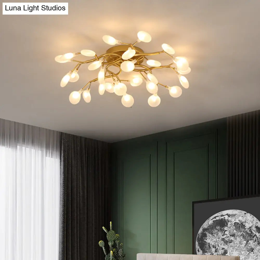 Contemporary Firefly Flush Mount Led Ceiling Light For Living Rooms