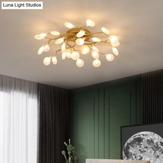 Contemporary Firefly Flush Mount Led Ceiling Light For Living Rooms