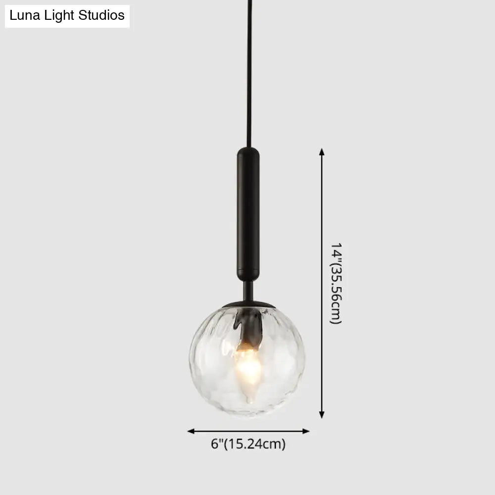 Contemporary Glass Pendant Light For Lounge