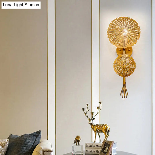 Contemporary Gold Sconce Wall Light For Living Room