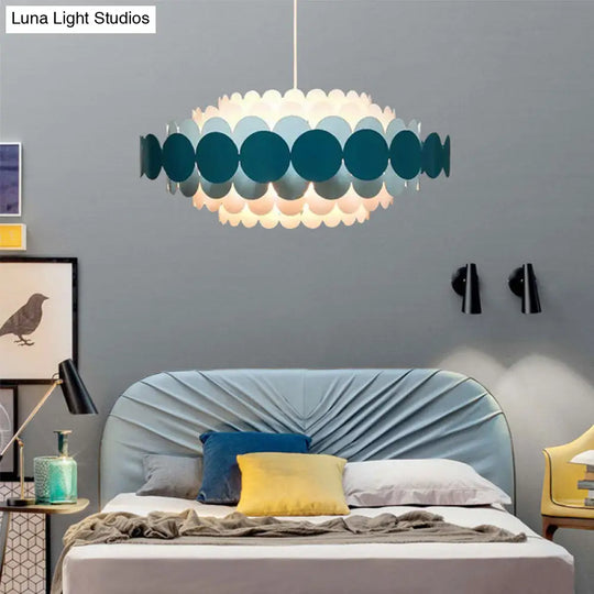 Contemporary Acrylic Oval Chandelier: Led Hanging Pendant Lamp For Living Room - 16/19.5/23.5 Wide