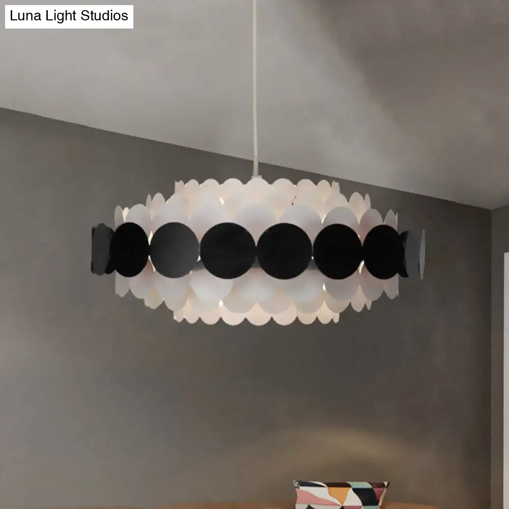 Contemporary Acrylic Oval Chandelier: Led Hanging Pendant Lamp For Living Room - 16/19.5/23.5 Wide