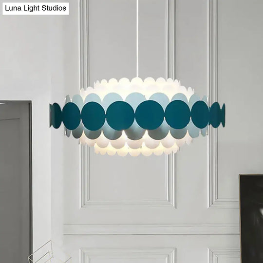 Contemporary Acrylic Oval Chandelier: Led Hanging Pendant Lamp For Living Room - 16/19.5/23.5 Wide